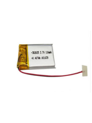 Liter LIPO 302025 3,7V 110mAh 30x20x2,5mm wired