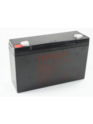 Effekta/Q-Battery BT6-12 loodaccu 6V 12Ah