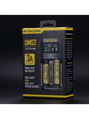 Nitecore UM4 Li-ion, NiMh batterijlader