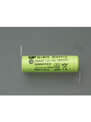 GP180AAH1A1P NiMh AA 1.2V 1800mAh met sold lippen