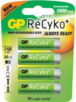 GP210AAHCB ReCyKo AA 1.2V 2000mAh BL4