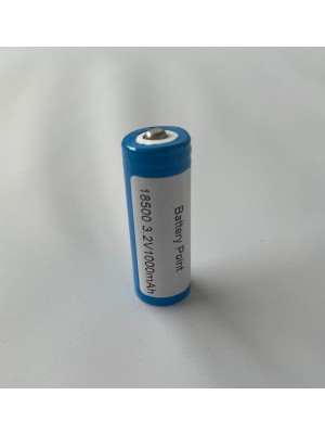 LiFePo4 18500 3,2V 1000mAh 18*50 met Top