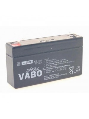 Loodaccu 6V 1.2 Ah  97x25x54mm Faston 187=4.8mm