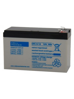 Loodaccu Cellpower Cyclisch 12V 9Ah 151x65x100mm