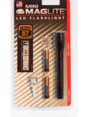 Maglite Super Mini Led - 2AA Black Bl2 xAAA Incl