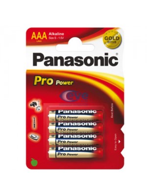 Panasonic LR03PPG Pro Power AAA BL(4)