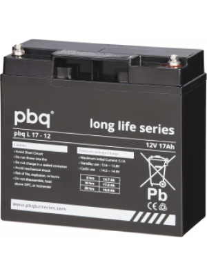 PBQ Loodaccu L17-12 Long life 12V 17Ah