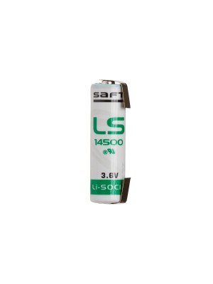 Saft Lithium 3.6V LS6 LS14500 AXIAL soldeerlippen