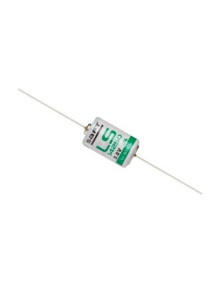 Saft Lithium LS14250 3.6V Lithium Axial wires