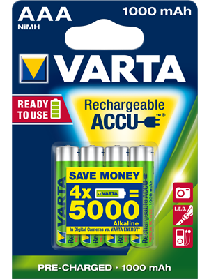 Varta 5703 Professional AAA 1.2V 1000mAh B(4)