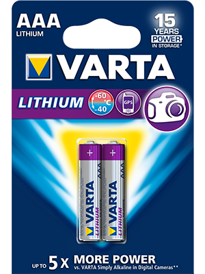 Varta Lithium AAA 1.5V BL2