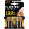 Duracell Plus Power MN1500 AA 1.5V BL4