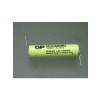 GP75AAH1A1P NiMh 2/3AA 1.2V 750mAh met sold lippen