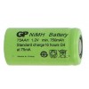 GP75AAH NiMh 2/3AA 1.2V 750mAh industrieel