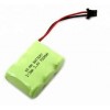 NiMh 3xAA 3S1P 3.6V 700mAh pack wired + connector