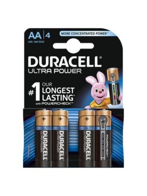 Duracell Ultra-Power MX1500 AA 1.5V BL4