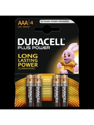 Duracell Plus MN2400 AAA 1.5V  BL4