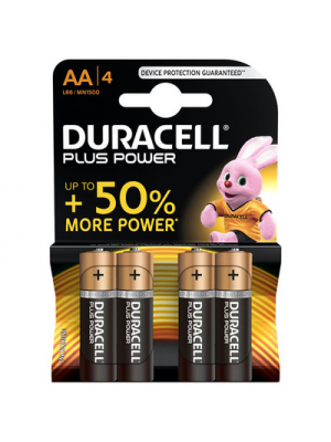 Duracell Plus Power MN1500 AA 1.5V BL4
