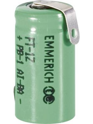 Emmerich NiMh 1/2AAA 1.2V 230mAh met lippen