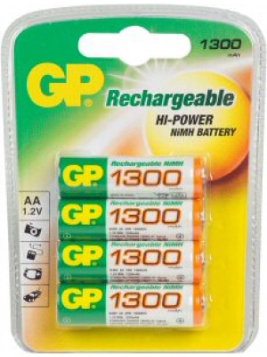 GP130AAHCC4 NiMh AA 1.2V 1300mAh BL4