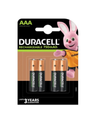Duracell HR03-AAA DC2400 750mAh NiMh