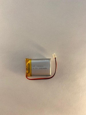 Lipo accu pack 3.7V 1050mAh PCM  model 103040  Tijdelijk niet leverbaar