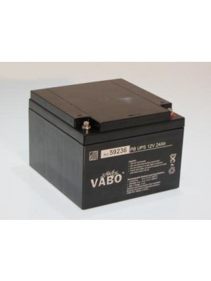 Loodaccu PB UPS 12V 24Ah M5 - threaded post - T12