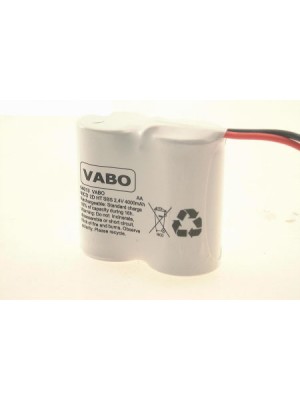 NiCD 2D HT ZAZ  2.4V +6.3mmMale//-4.8mmMale