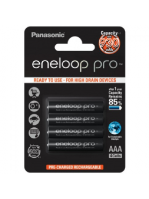 Panasonic Eneloop Pro AAA 930mAh BL4