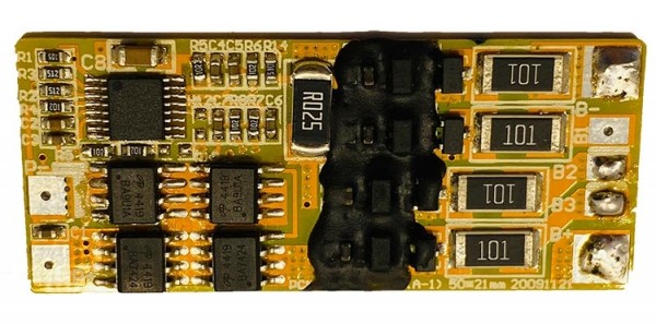 BMS lithium 14.8V (4S) 7A Li-Ion PCM+Balancing