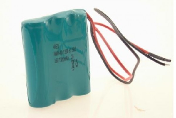 DOS120802-m02 NiMh 3xAA 1300 HT ZAZ 3.6V kabels