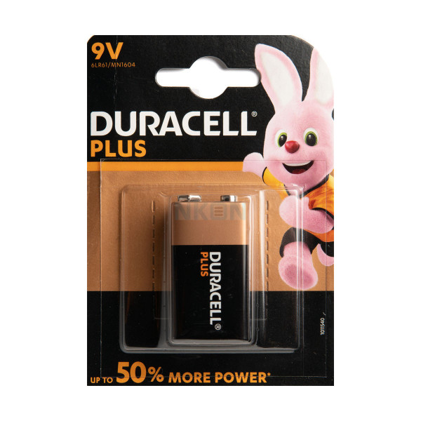 Duracell Plus MN1604 9V BL1