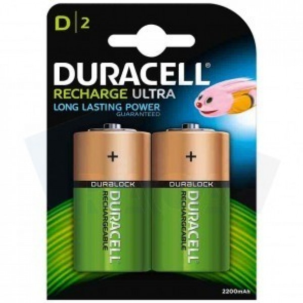 Duracell HR20 D 1.2V 2200mah BL2