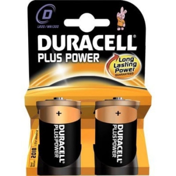 Duracell Plus Power MN1300 D 1.5V BL2