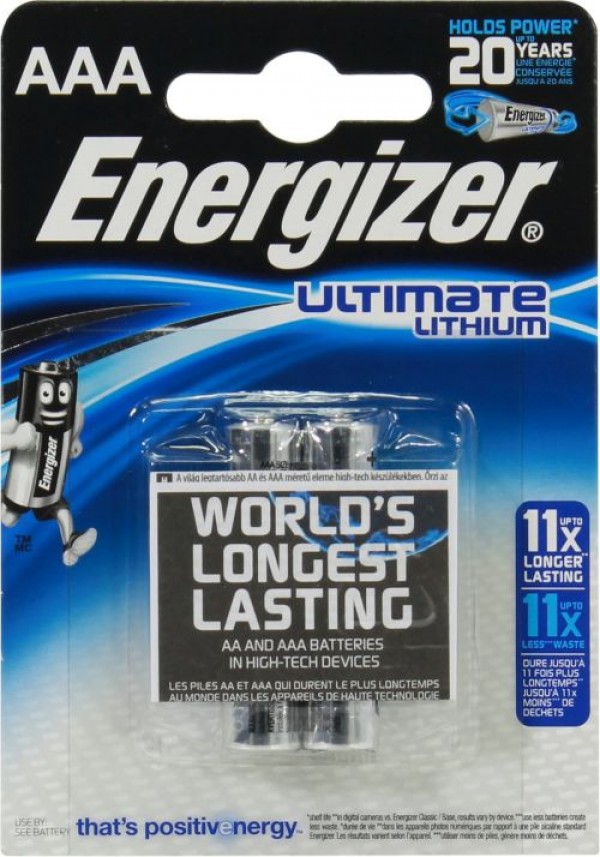 Energizer 2/L92 AAA 1.5V Ultimate Lithium BL2