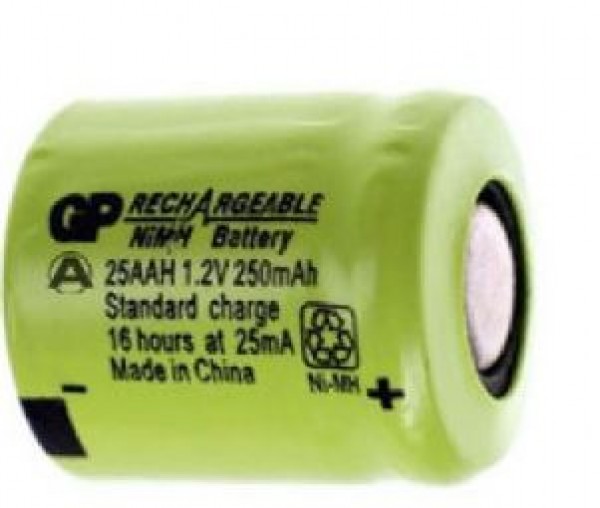 GP25AAH NiMh 1/3AA 1.2V 250mAh industrieel