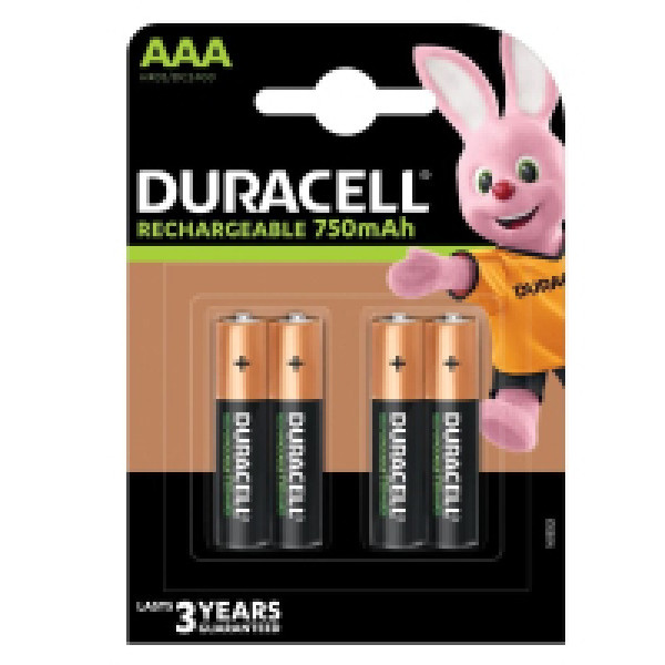 Duracell HR03-AAA DC2400 750mAh NiMh