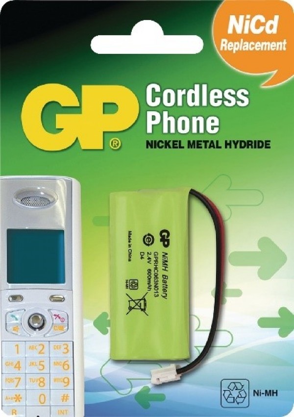 GP T377. Cordless Phone NiMH 2.4V 600mAh
