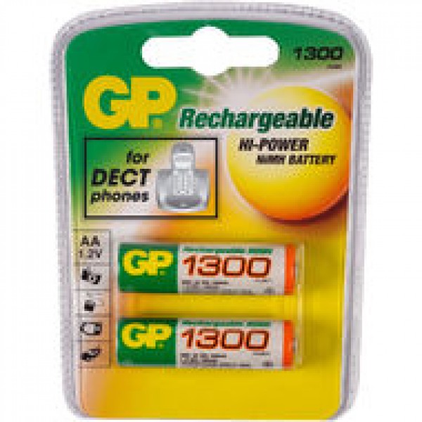 GPD052C2 NiMh AA 1.2V 1300mAh BL2