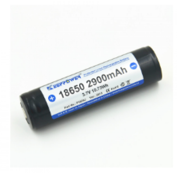 Keeppower 18650 3.7V 2.9Ah Li-Ion protected cel