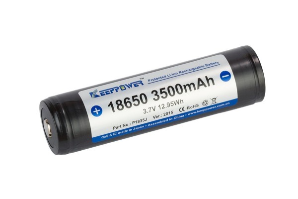 KeepPower 18650 3.7V 3.5Ah Li-ion cel