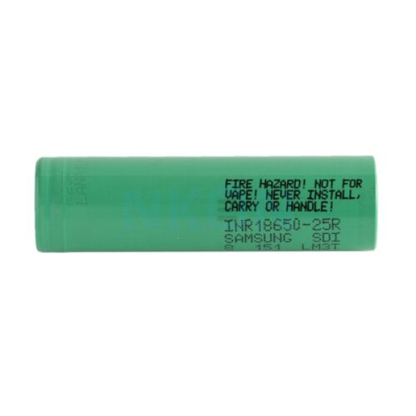 Samsung INR18650-25R 3.7V 2500mAh  flattop 20A