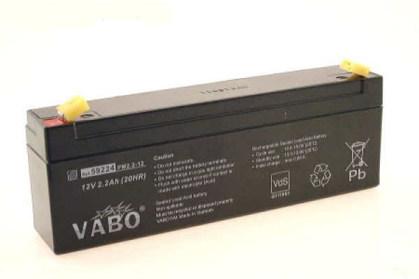 Loodaccu 12V 2.3Ah 178x34x60mm