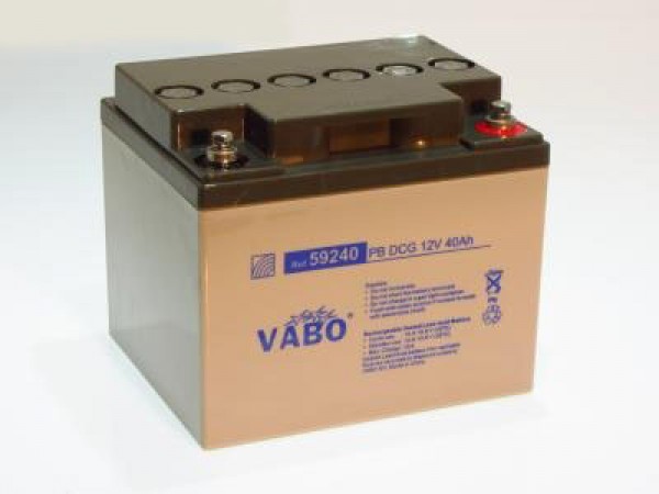 Loodaccu 12V 40Ah Deep Cycle Gel