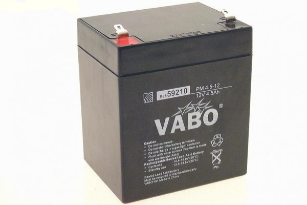Loodaccu 12V 5Ah 90x70x105.5mm Faston 187=4.8mm