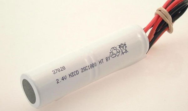 NiCd-2SC HT Stack 2.4V 1800mAh  84x23mm