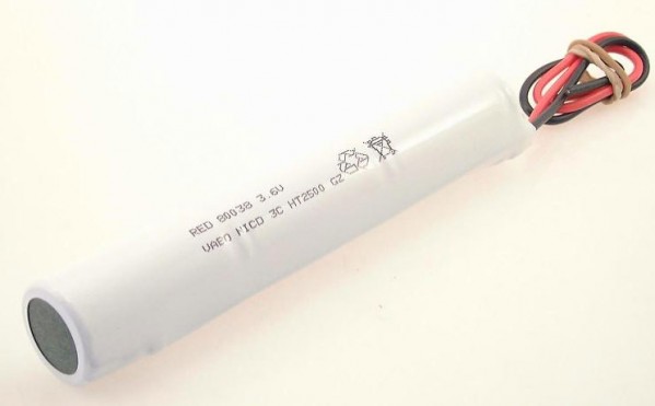 NiCD 3C HT Stack 3.6V 2500mAh 25x160mm