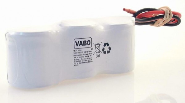 NiCD 3x1/2D HT ZAZ 3.6V +4.8Man-4.8Man kabel