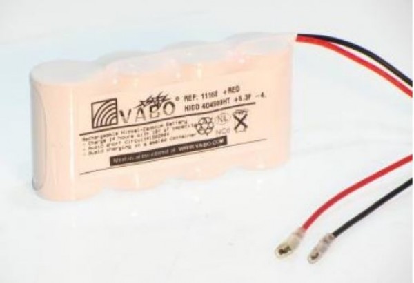 NiCD 4D HT ZAZ 4.8V 4000mAh 130x33x59mm + kabel