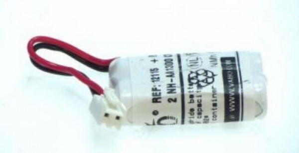 NiMh 2xAAS 2.4V 1300mAh HT SBS Conn11608 Famo